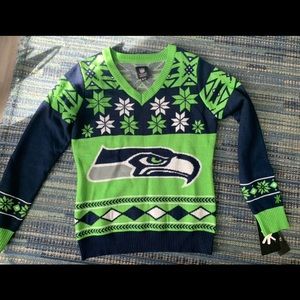 *NWT* Seattle Seahawks “Ugly” Holiday sweater